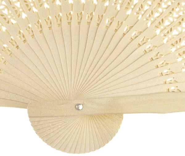 Sandalwood Folding Fans- 24 piece - Image 9
